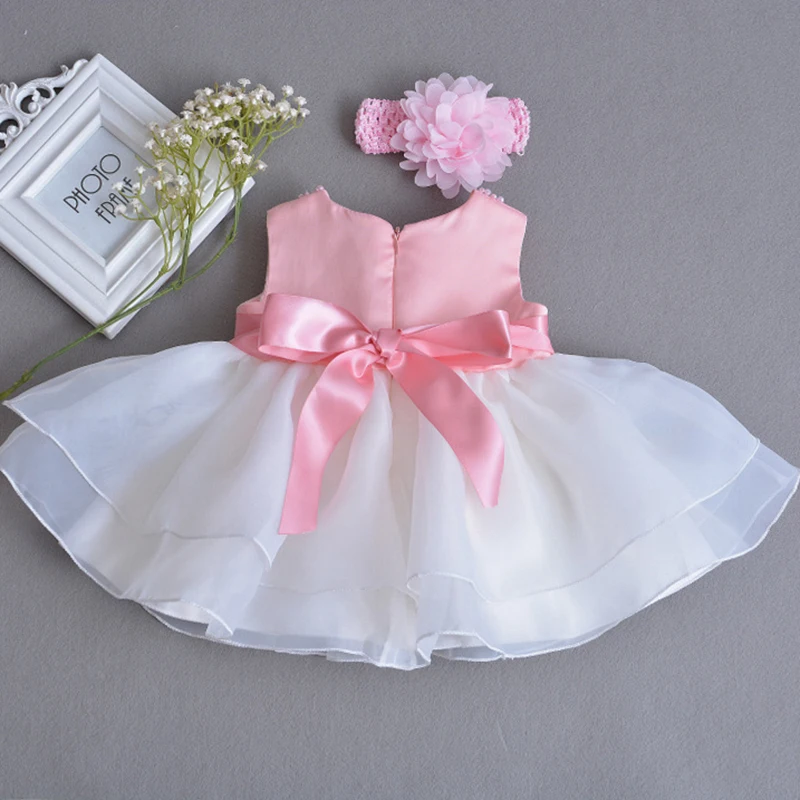 Крестильное платье для малышей; крещение новорожденных; наряды; vestido bebe; фатиновое кружевное платье-пачка для дня рождения; Одежда для девочек; платье с цветочным узором для девочек; цвет розовый