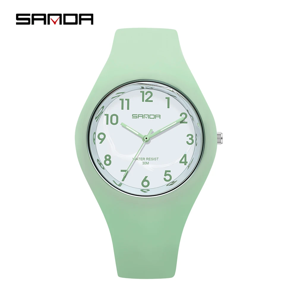 SANDA brand jelly series new ladies electronic watch small personality fashion trend electric children's watch
