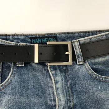 

2019 new ladies fashion wide belt pu leather creative fashion belt wild jeans dress