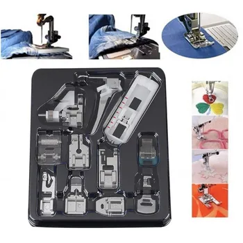 

11 pcs AB Two models Domestic Sewing Machine Foot Presser Feet Kit Set Machine Accessory Practical For Brother Singer Janome