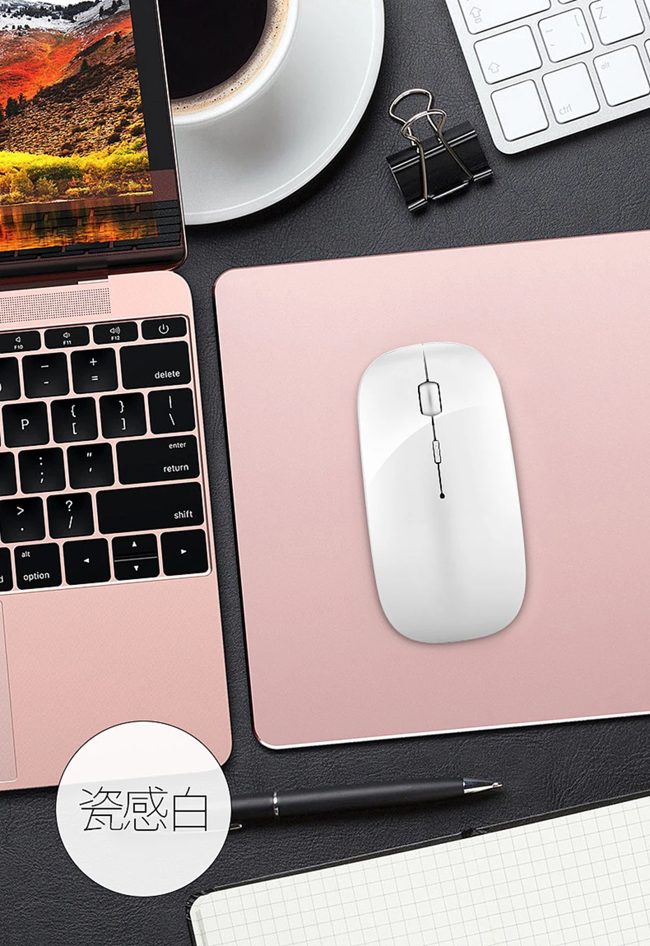 Ультратонкая 2,4 ГГц Bluetooth мышь, usb зарядка, Офисная Бесшумная беспроводная мышь для дома, офиса, компьютера, ноутбука, оптическая мышь