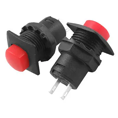 

10 x RED Latching Dash OFF-ON Push-Button Car Switch AC 3A/125V 1.5A/250V