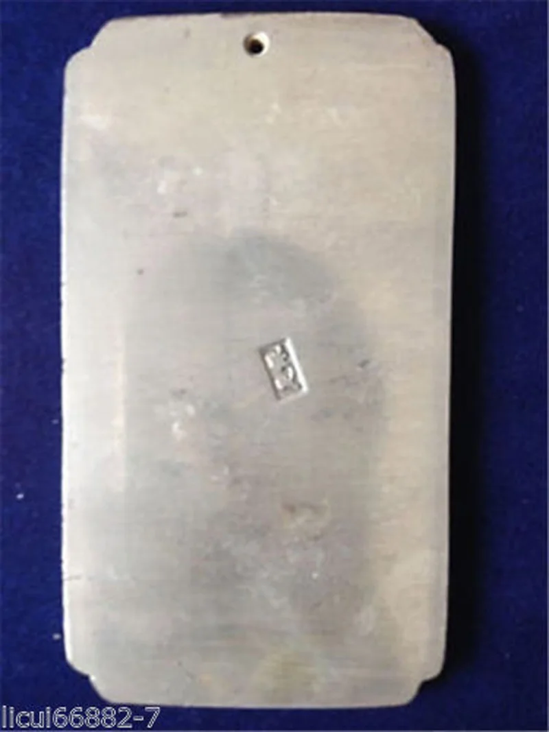 Antigo chinês tibet prata rulai buda lótus base bullion thangka amuleto thangka