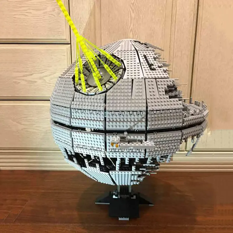 Игрушки Lepinblocks 05026 Death Star II совместимы с 10143 моделями строительные блоки кирпичи