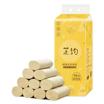 

Zhiyue 20 Rolls Environmentally Friendly Bamboo Pulp Paper Soft Toilet Paper 4-Layer Paper Towels Home Roll Paper