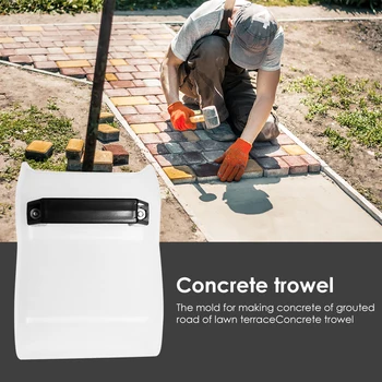 

Wall Plastering Tool Scraping Dust Trowel Concrete Trowel Powder Edger Model Making Shape Trowel Garden Flooring Grout Curb Tool
