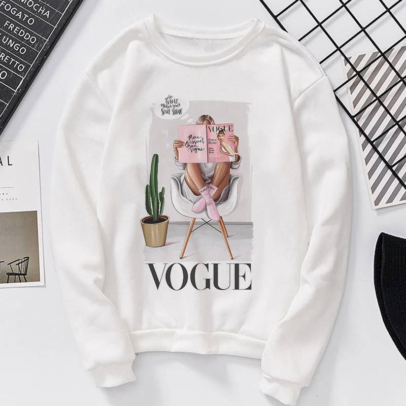  2019 New Women Thin Section Sweatshirt Harajuku Print Vogue Girl Letter Hoodies Korean Kpop Fashion