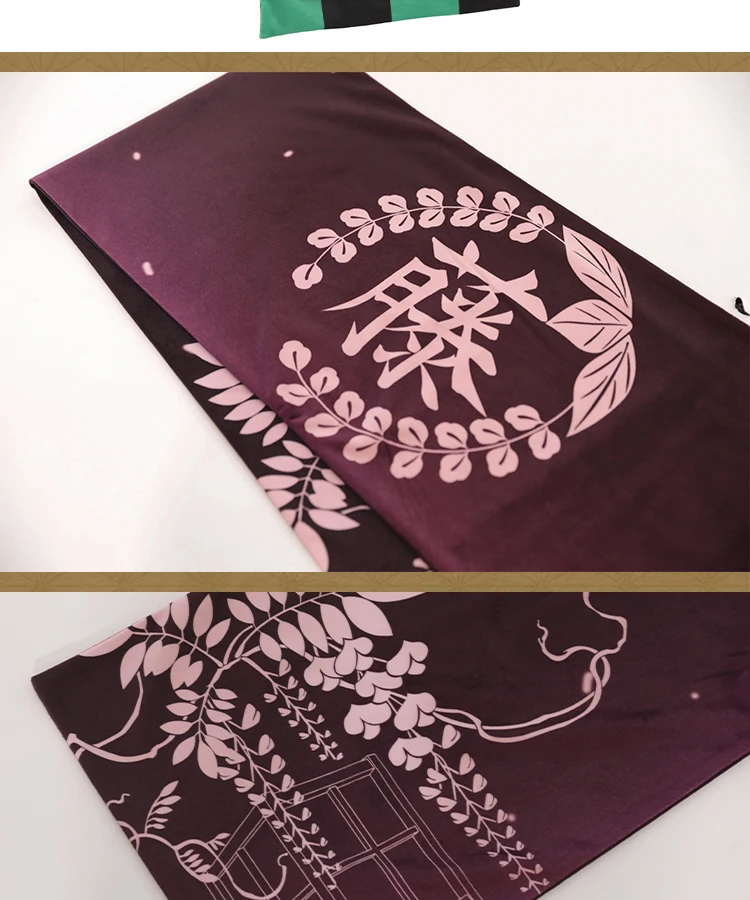 Kimetsu No Yaiba Demon Slayer Kamado Tanjirou Nezuko Zenitsu Inosuke Kochou Villosa 74*18 дюймов шарф Зимний теплый рождественский подарок