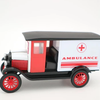 

1:32 Classic Car Ambulance 1924 Chevyl-ton Series Htruck Used Under Retro Simulation Alloy Car Model Collection Art Decoration
