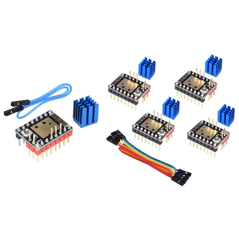2 комплекта TMC2209 V1.2 бесшумные шаговые палочки Драйвер шагового двигателя для