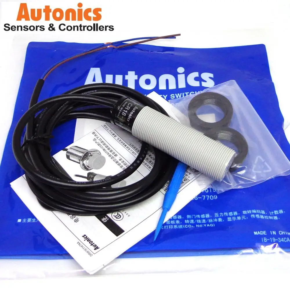 autonics interruptor de proximidade 100 novo cr18 8dn cr18 8dp cr18 8ac 03