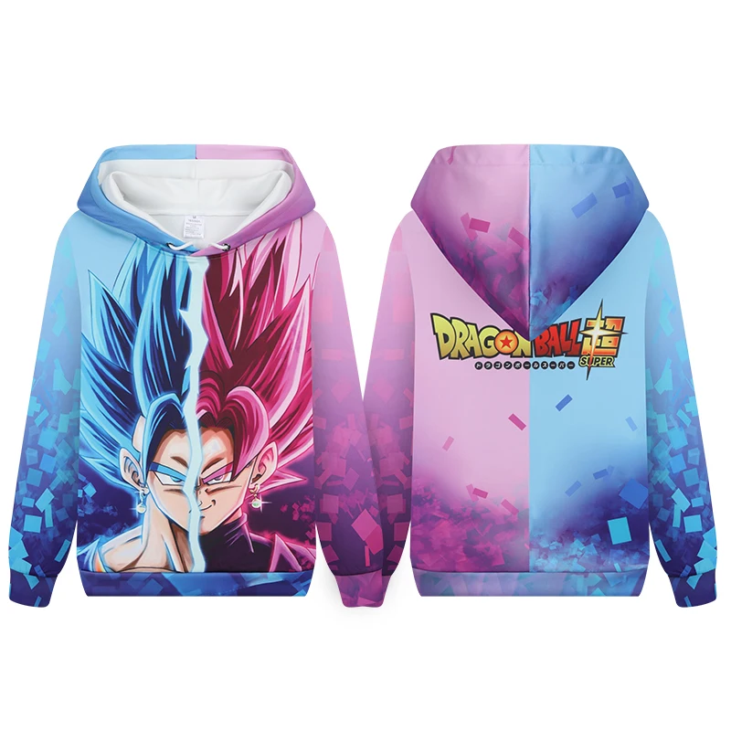 Мода Аниме Полный Цвет Толстовка Dragon Ball Супер Saiyan Сон Гоку косплей Толстовка с капюшоном пуловер весна осень пальто