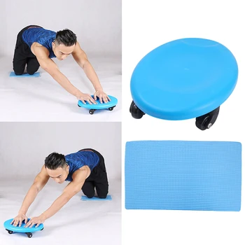 

1PC Male Abdominal Trainer Four-wheel Abdominal Disc Belly Fitness Bearing Abs Exercise Wheel Gym Equipment
