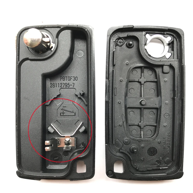 Other Parts & Accessories - PEUGEOT 2 Button Flip Key Replacement Case Shell Fob For Sale In - Foto 6