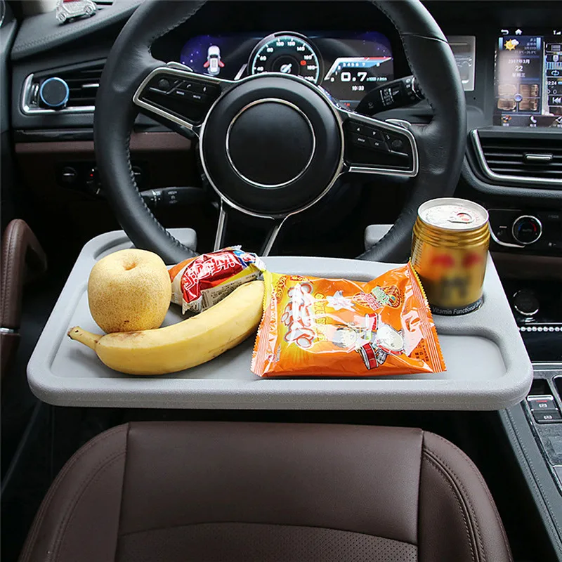 

Car Desk Coffee Holder Laptop Computer Table Steering Wheel Universal Portable Tray Auto Car Accessories Multifunctional Desk