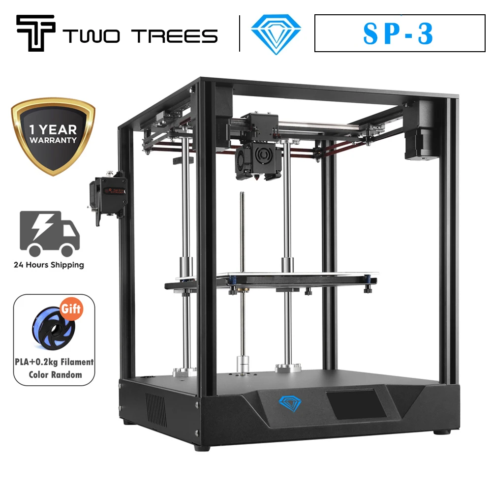 Набор для 3D-принтера Twotrees FDM SP-3 Core XY большой размер печати с двойным приводом