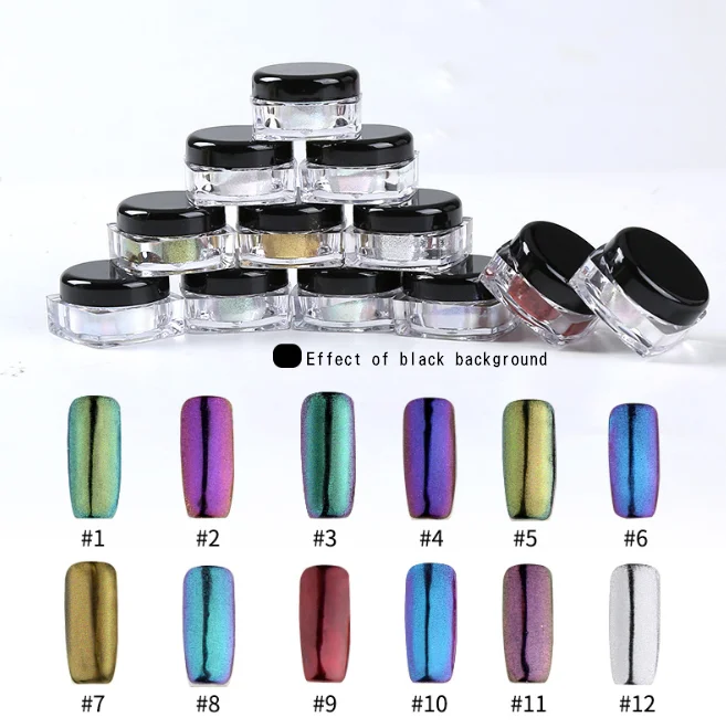 

New nail plating magic mirror powder