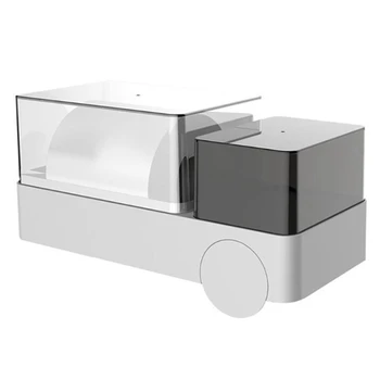 

NEW-2 In 1 Waterproof Bathroom Toilet Paper Holder Tissue Box Garbage Bag Storage Box Bathroom Shelf Multifunctional Toilet Pape