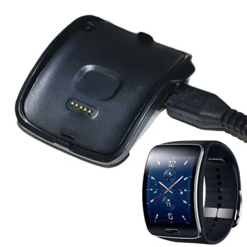 

Black And White Charger Base Portable Charger Base For Samsung Gear S R750