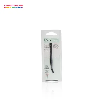 

Eyebrow Tweezers QVS 3110716 Пинцет для бровей QVS со скошенными концами