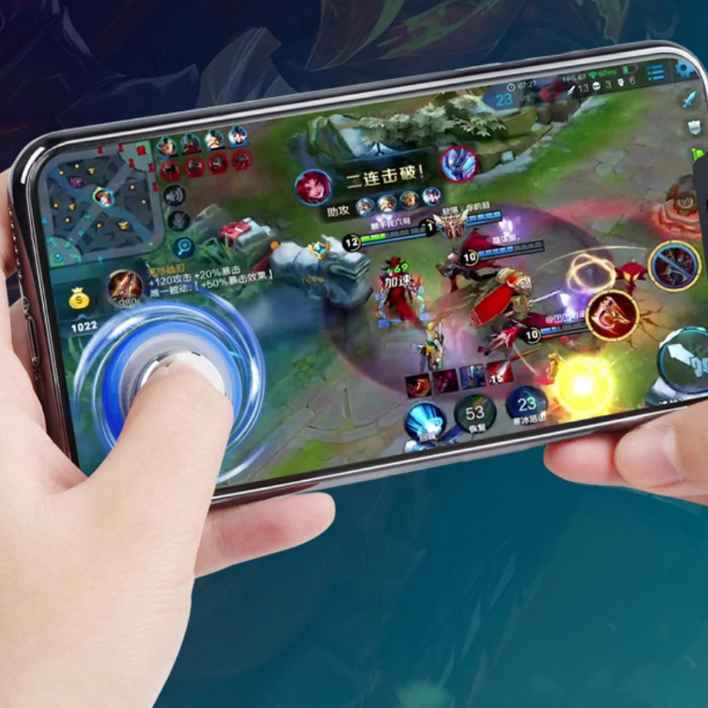 Q8plus Mini Round Game Joystick Game Mini Stick Tablet Joystick Joypad for Andriod iPhone Touch Screen Mobile Cell Phone