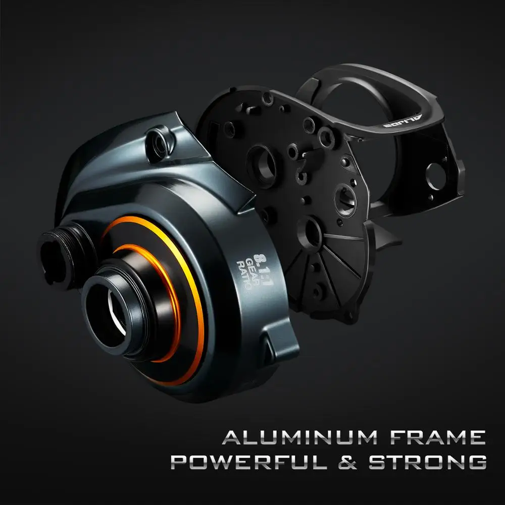 Piscifun Alijoz 300 Low Profile Baitcasting Reel 15KG Max Drag 8+1 Bearings  Aluminum Frame Freshwater Saltwater Fishing Reel