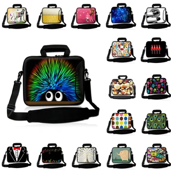 

Capa Para Notebook Messenger Handle Briefcase Hot 10 12 13 14 15 17 15.6 13.3 11.6 Inch Laptop Carry Case For Macbook Air Pro 13