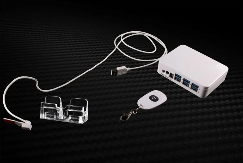 6路+亚克力底座+直线