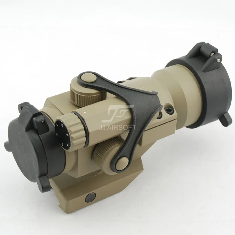 JJ Airsoft M2 Reddot с консольным креплением (черный/коричневый) Бесплатная доставка