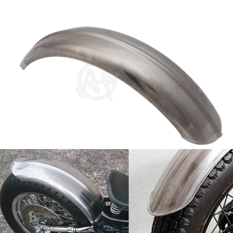 Заднее крыло для мотоцикла Harley Triumph XS650 Bobber Chopper Wassel серебристое стальное