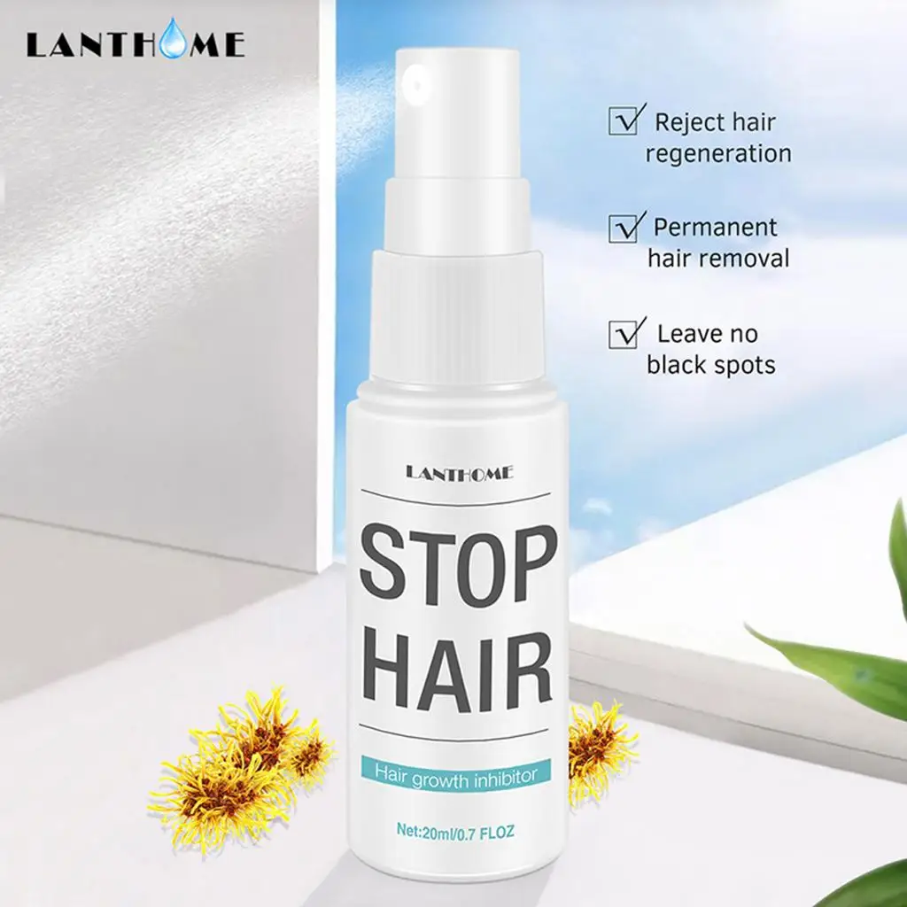 Painless Hair Removal & Armpit Legs Arms Private Parts Hair Growth Inhibitor Spray