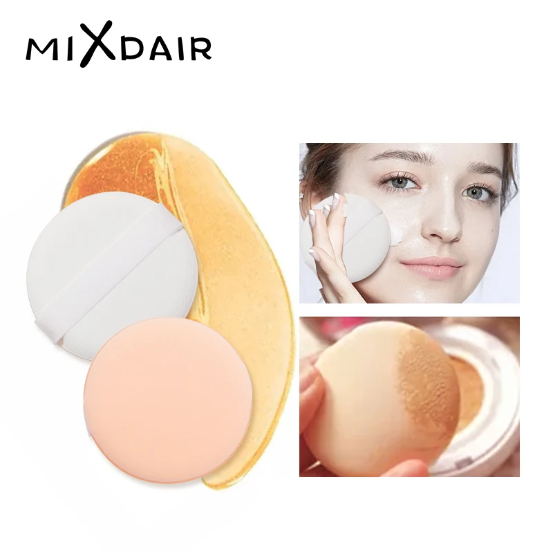 MIXDAIR 2 шт./компл. косметический SpongBB при помощи фризера для мягкого мороженого "буфами на рукавах Портативный Мягкий очищающий крем-основа контур слоеного лица губки Красота