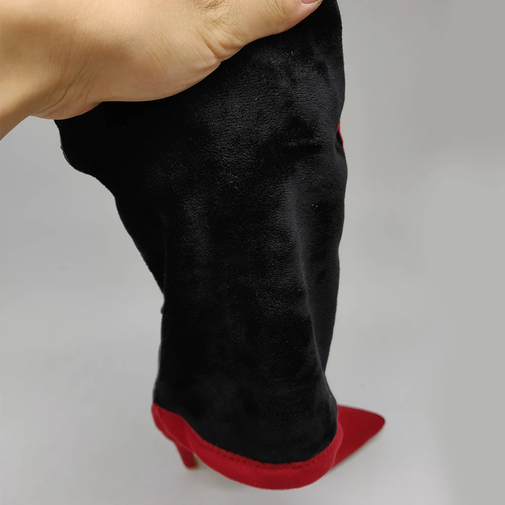 Г. Фирменный дизайн, большой размер 32-48, женская обувь, ботинки замшевые женские ботфорты на высоком тонком каблуке, обувь женская обувь красного и черного цвета