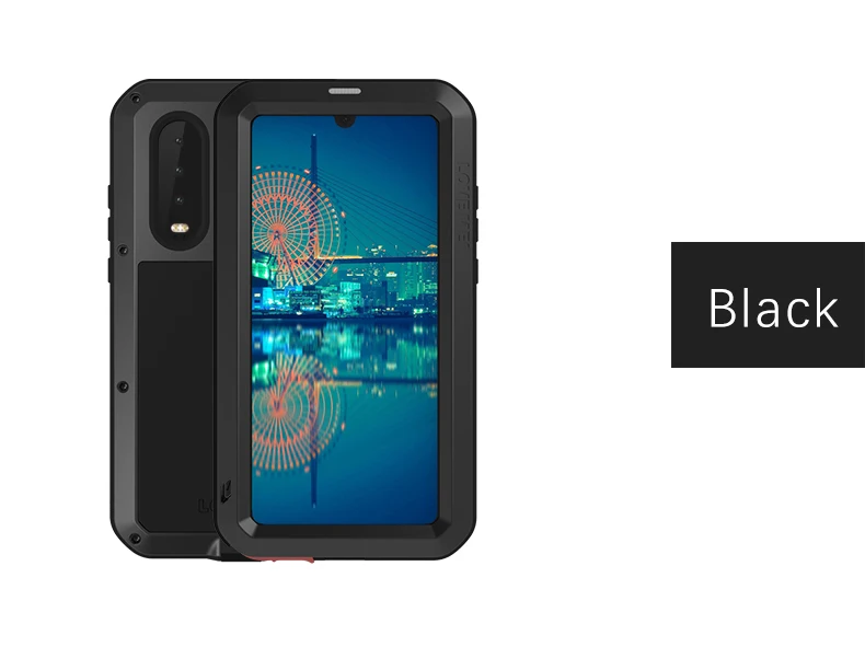 huawei snorkeling case LOVE MEI Metal Waterproof Phone Case For Huawei P30/P30 Pro/P30 Lite/Nova 4e Shockproof Cover Aluminum Protection& Gorilla Glass pu case for huawei Cases For Huawei