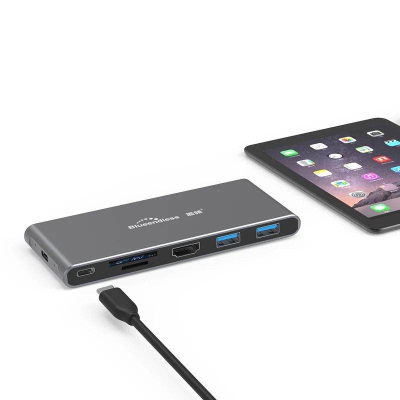 M.2 SATA SSD чехол мульти USB 3 1 концентратор HDMI адаптер разветвитель Порты и разъёмы C 0