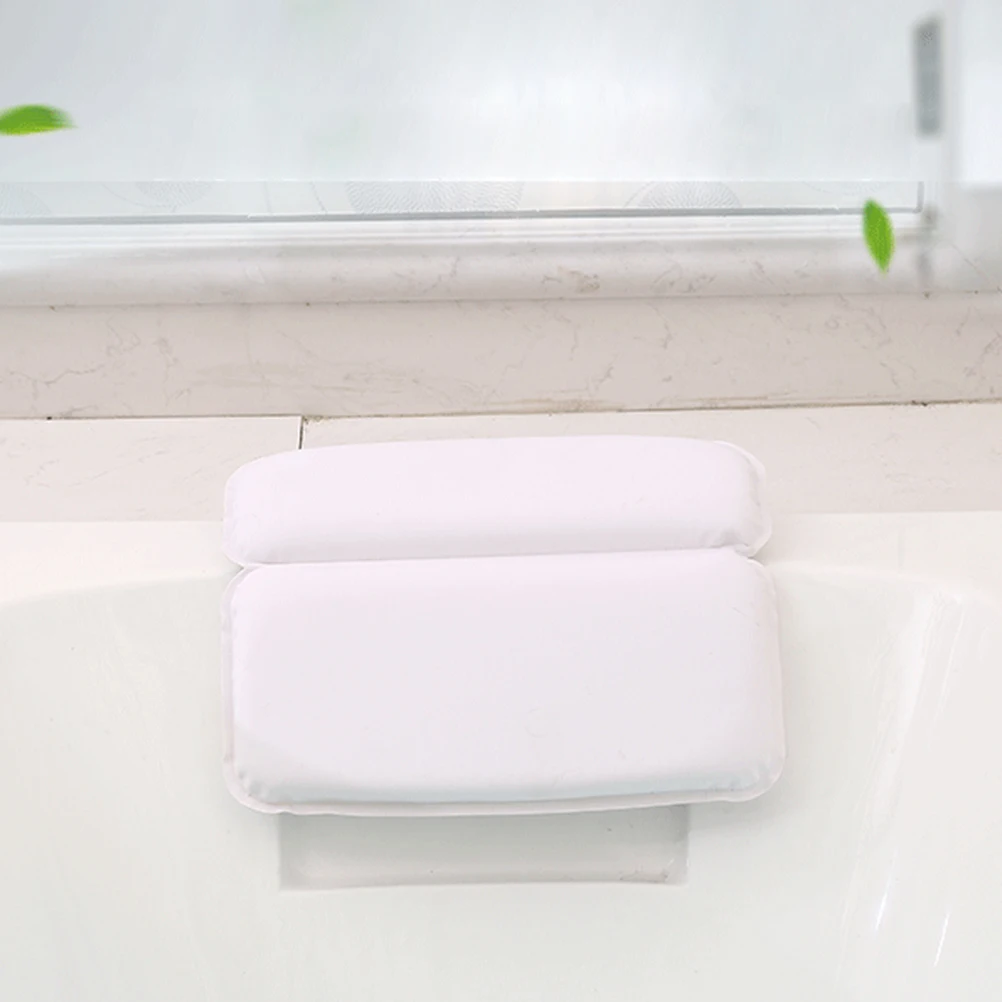 1 шт. присоска противоскользящая подушка для ванны спа PU водонепроницаемая Губка Подушка для ванны подушка для ванны ванная комната дом душ подушка белый