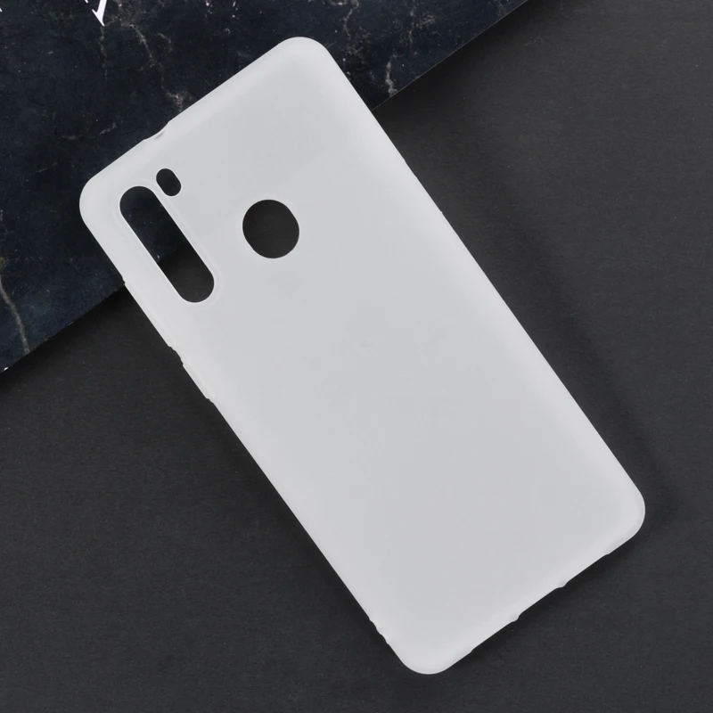 Frosted White Для Blackview A80 Pro гелевый Пудинг силиконовый защитный чехол для телефона для Blackview A80 Pro Мягкий ТПУ чехол - Цвет: Frosted White