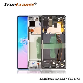 

100% Tested Orginal 6.7'' LCD For Samsung Galaxy S10 Lite LCD Display Touch Screen Digitizer Assembly with Frame Replacement