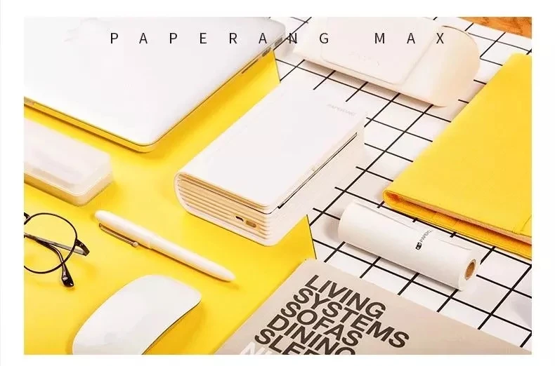 PAPERANG C1 термальный штрих-код стикер чековый карманный портативный мобильный мини термопринтер для печати этикеток PAPERANG