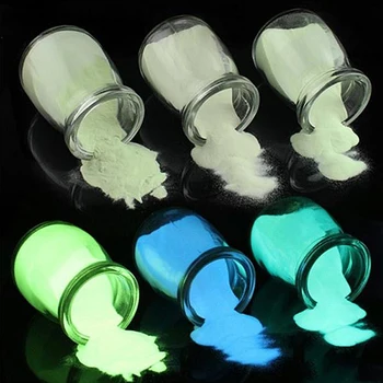

30g Luminous Powder Fluorescent Glitter Dust Pigment Glow In The Dark DIY Craft Nail Glitter Art Decor Neon Phosphor Powder