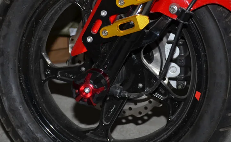 Горячие мото rbike Краш колодки красочный протектор moto rcycle crash procton moto cross crash pad колесо рамка защитный ползунок передней вилки мотоцикла передняя вилка