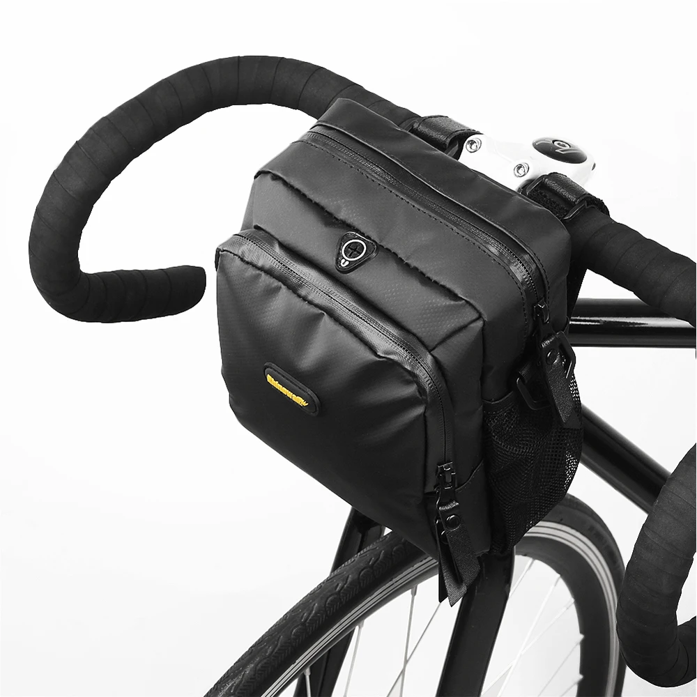 

Waterproof Bike Handlebar Bag with Shoulder Strap Bicycle Front Handbar Pannier Bag Outdoor Cycling Front Basket Pannier