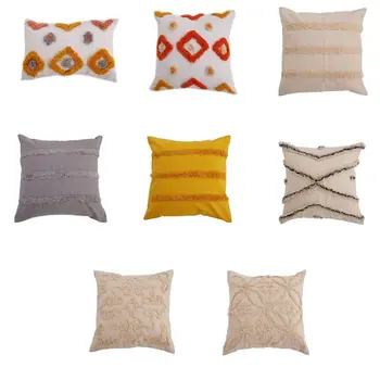 

Moroccan Geometric Sofa Cushion Cover Bedside Pillowcase Square H-type Pillows Covers