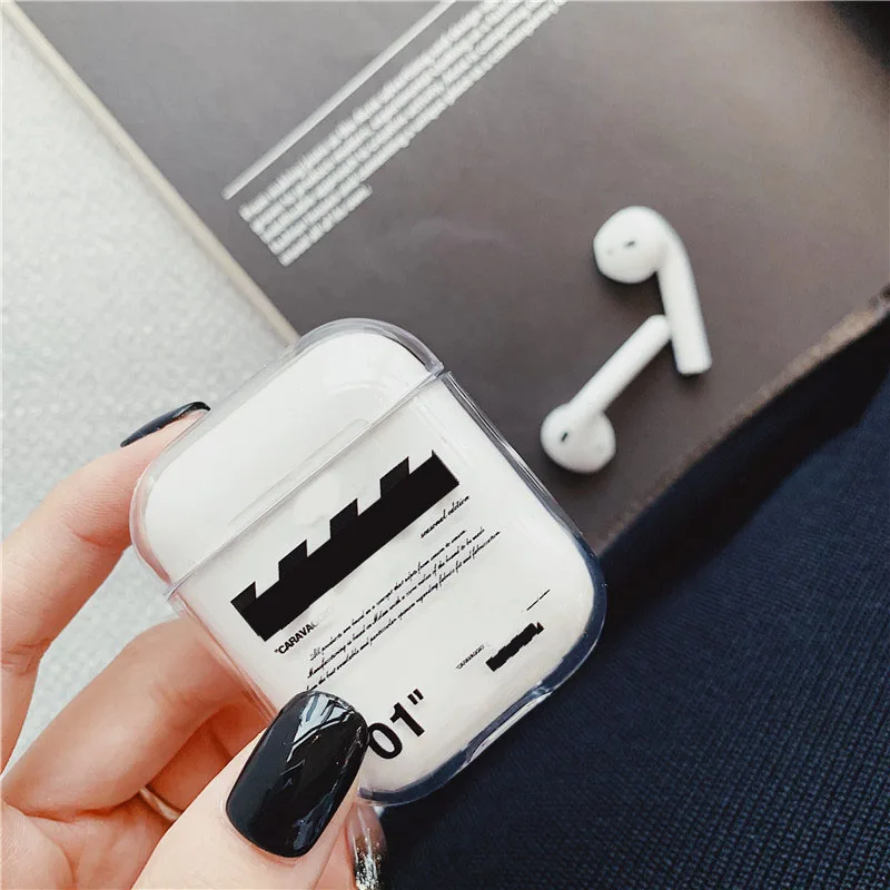 D12 Классный чехол для Apple AirPods, чехол, беспроводной, Bluretooth, наушники, PC, прозрачный, fundas, чехол для Airpods 1, 2, чехол, сумка, зарядная коробка - Цвет: D12