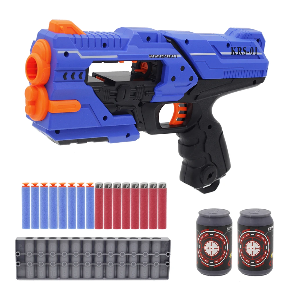 New Arrival Cartridge Manual Soft Bullet Gun Suit For Nerf Bullets Toy Pistol Gun Dart Blaster Toy Gun For Children Toy Guns Aliexpress