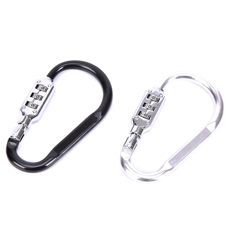 Карабин для альпинизма скалолазания d образный защитный замок пряжка