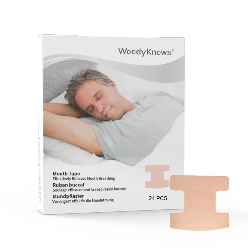Woodyknows Mouth Tape For Nasal Breathing, Anti Snoring Mouth Strips