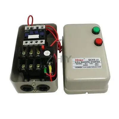 

24V AC Coil 3 Phase Motor Magnetic Starter Contactor 3.2-5A 3 HP