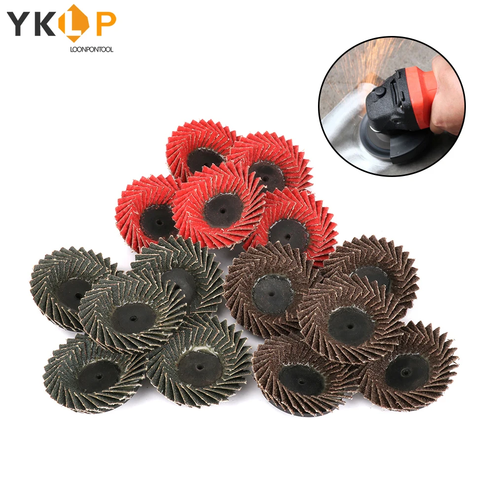 Абразивный откидной диск типа R Roloc 5 шт. 2 дюйма 60 # шлифовальный с резьбовым