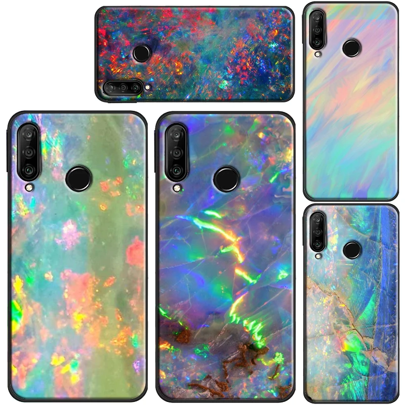 Опаловый камень переливающийся чехол для Huawei Honor 10 Lite 8A 8X 9X P20 P30 P40 Pro Mate 20 P Smart 2021 Z